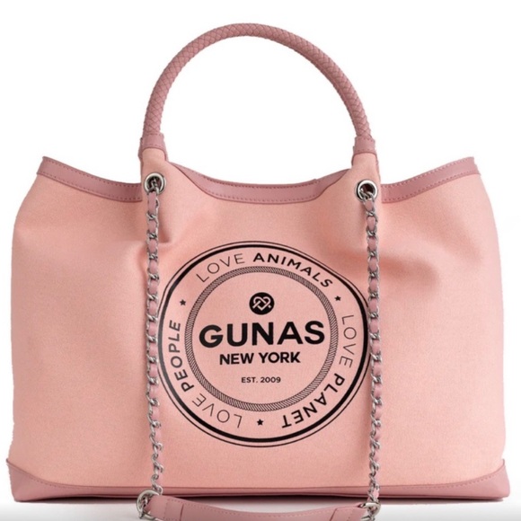 Gunas Ruth Vegan Canvas Tote (Light Pink) - Picture 1 of 14